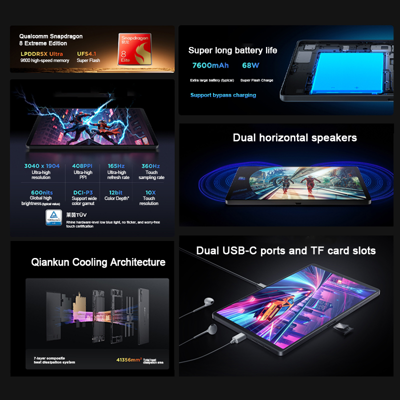 แท็บเล็ตเกมมิ่ง Lenovo Legion  - Android Tablet Gaming Accessories บทวิจารณ์และราคา