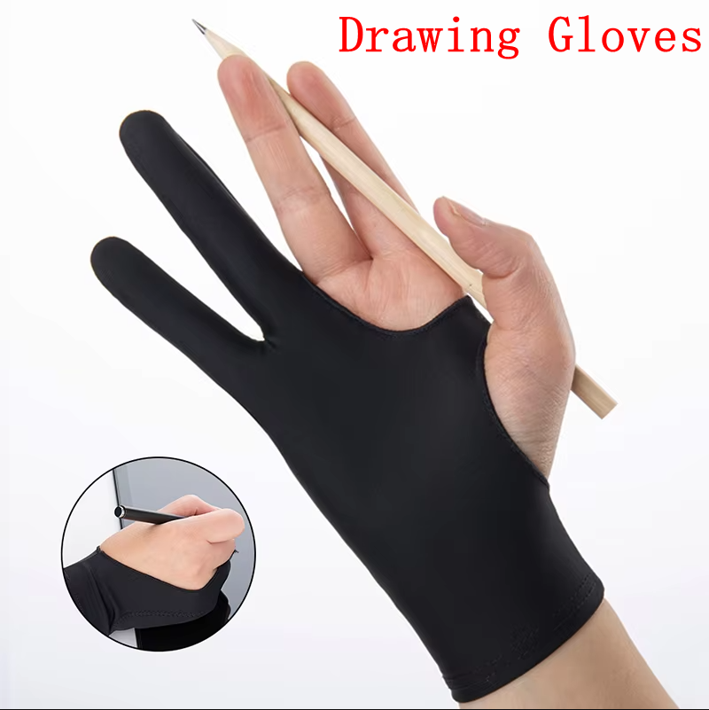 สองนิ้ว Anti-fouling วาดถุงมือ - Drawing Glove Artist บทวิจารณ์และราคา