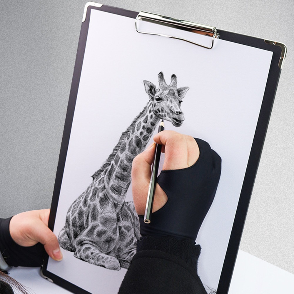 ถุงมือวาดภาพแบบสองนิ้ว 2 ชิ้น  - Drawing Glove Artist บทวิจารณ์และราคา