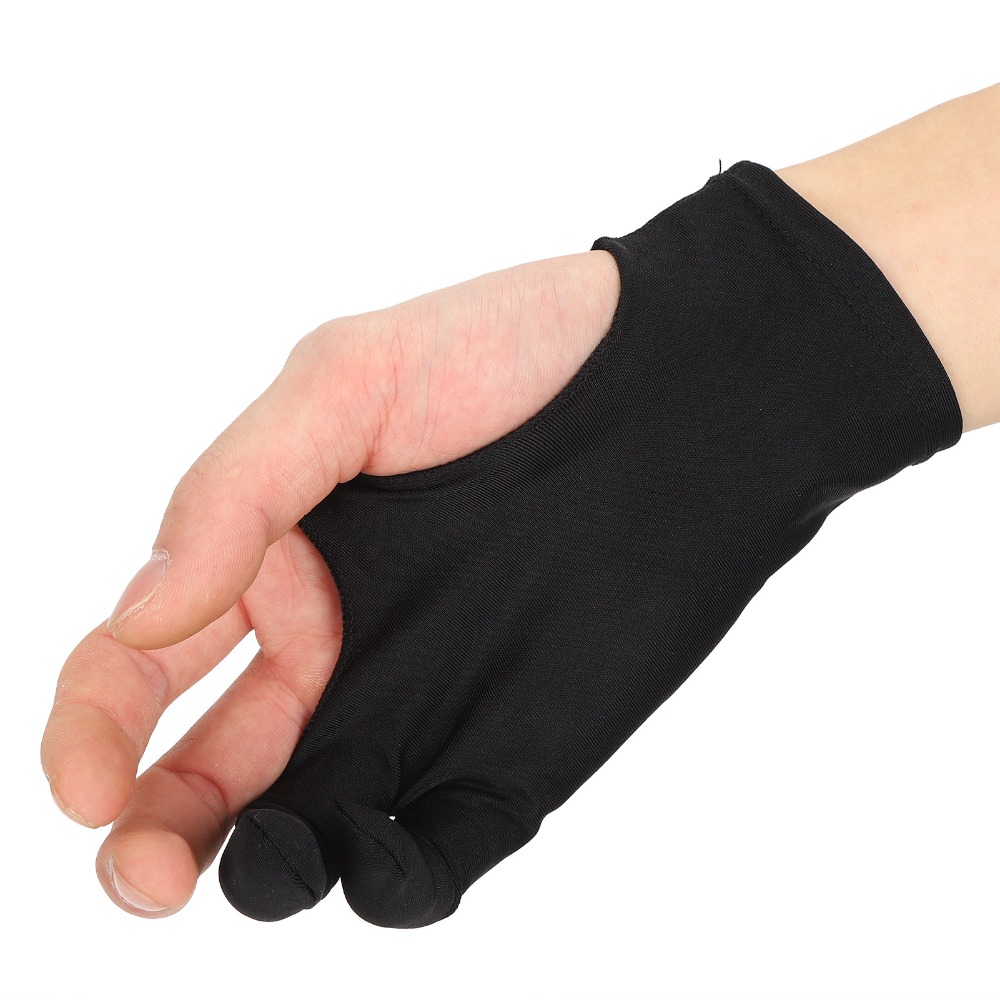 ถุงมือวาดภาพแบบสองนิ้ว 2 ชิ้น  - Drawing Glove Artist บทวิจารณ์และราคา