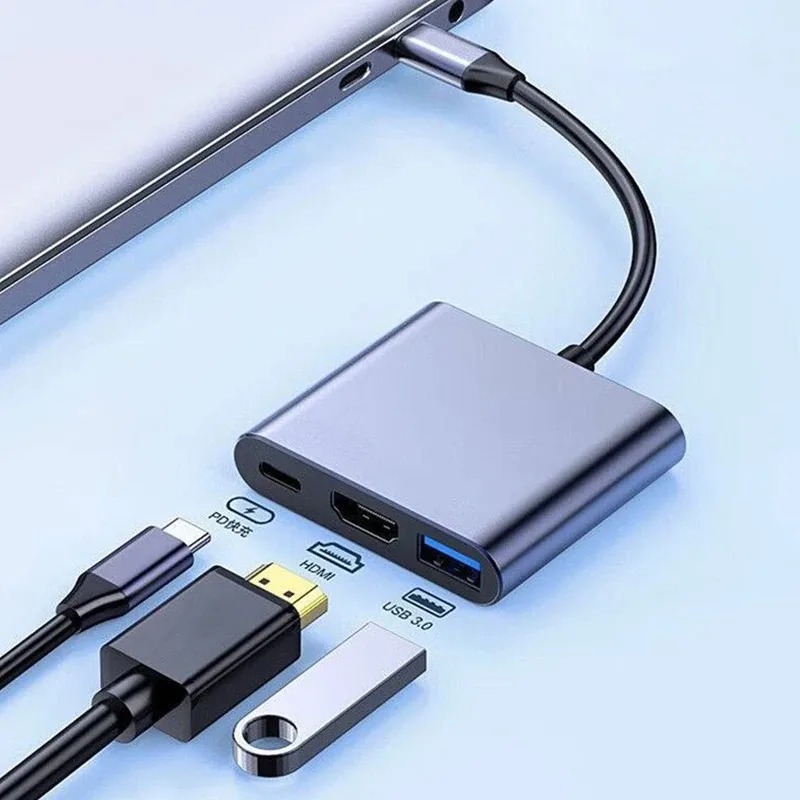 USB C HUB 3in1 ประเภท C 3.0 ถึ - Usb Hub Type C บทวิจารณ์และราคา