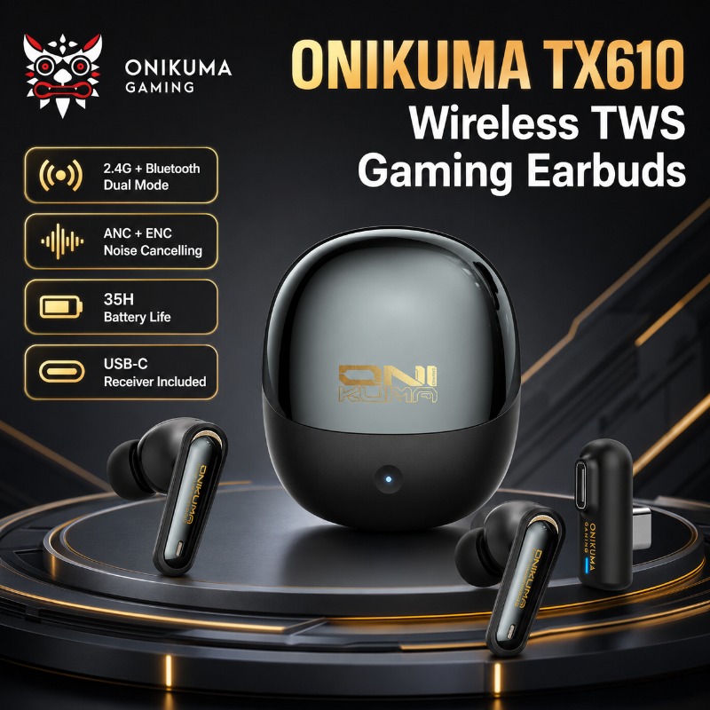 ONIKUMA TX610 หูฟังสำหรับเล่นเ - Wired Earphone Lightning บทวิจารณ์และราคา