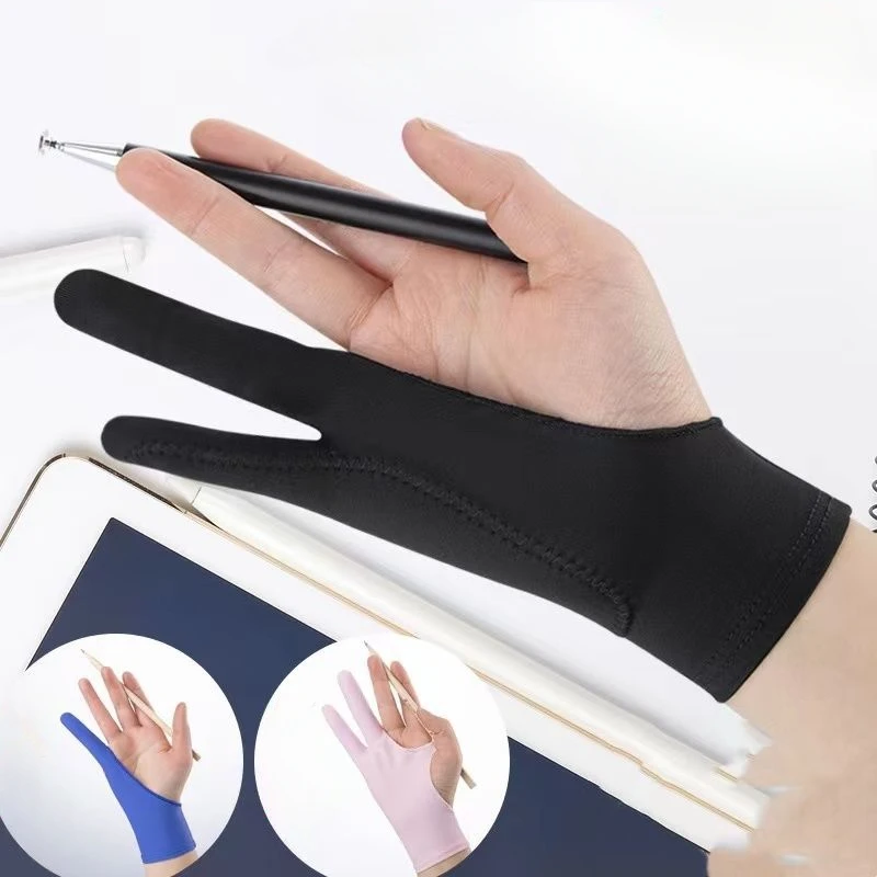 ถุงมือป้องกันการเปื้อนสองนิ้วส - Drawing Glove Artist บทวิจารณ์และราคา