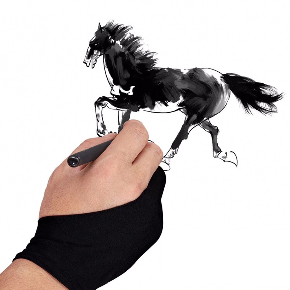 ถุงมือศิลปินแบบสองนิ้ว 4 ชิ้น  - Drawing Glove Artist บทวิจารณ์และราคา