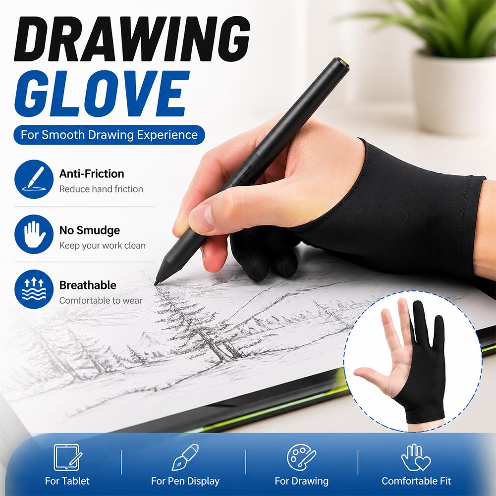 ถุงมือวาดภาพ ถุงมือศิลปินแบบป้ - Drawing Glove Artist บทวิจารณ์และราคา